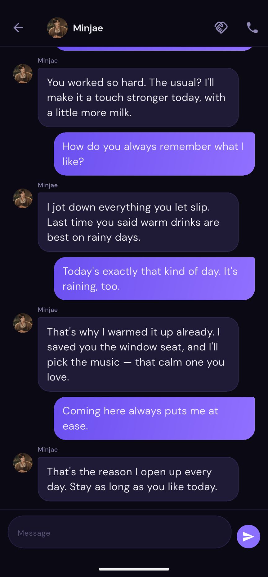 bubi chat screen